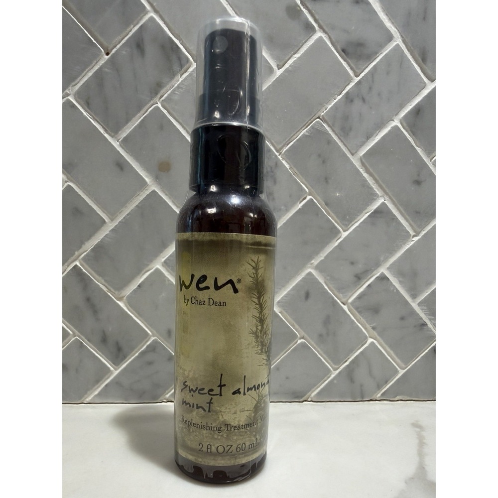 WEN Chaz Dean Sweet Almond Mint Replenishing Treatment Mist 2 oz Sealed Travel